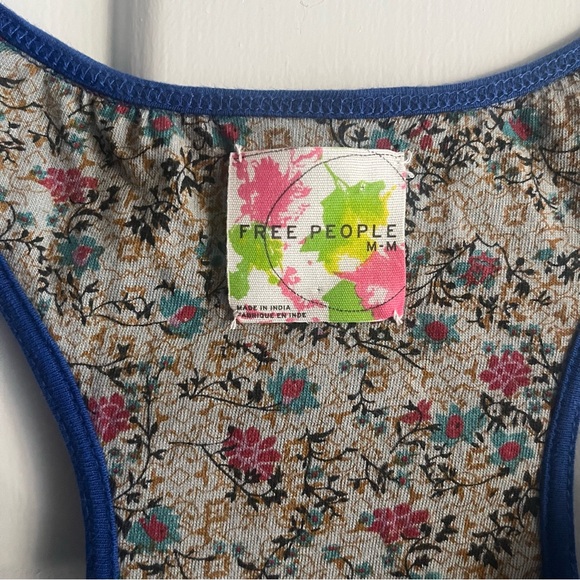 Free People Racerback Tank Top Size Medium - Picture 3 of 4